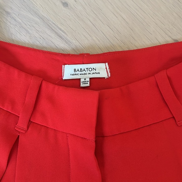 ARITZIA babaton red shorts - Picture 2 of 3